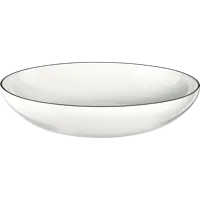 ASA Selection Diepe Borden / Pastaborden A Table Ligne Noire ø 22 cm - 4 Stuks - thumbnail