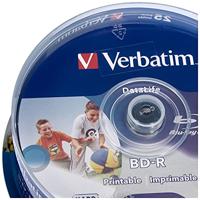 Verbatim BD-R SL Datalife 25 GB - Blu-Ray-Disk - 6 x brandsnelheid - groot bedrukbaar - Hardcoat Scratch Guard - Spindel - 25 stuks - thumbnail
