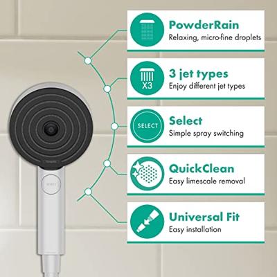 Hansgrohe Handdouche Pulsify Select S 3jet Relaxation 10.5 cm Mat Wit Hansgrohe Handdouche Pulsify Select S 3jet Relaxation 10.5 cm Mat Wit