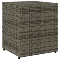 Tuinkast 55x59x69 cm poly rattan grijs - thumbnail