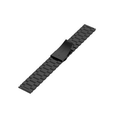 Stalen schakelband - Zwart - Garmin Vivoactive 6 / Vivoactive 5 / Vivoactive 3 - thumbnail