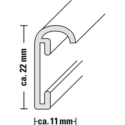 Hama 00063776 Wissellijst (b x h x d) 320 x 440 x 25 mm Zilver