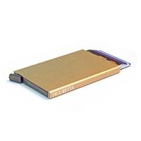 Figuretta - Cardholder gold metallic Aluminium - thumbnail