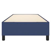 Bedframe zonder matras 90x200 cm stof blauw - thumbnail