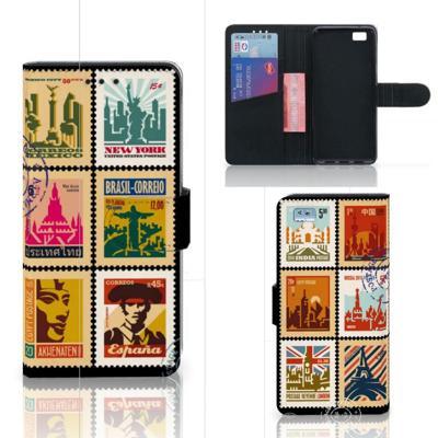 Huawei Ascend P8 Lite | Flip Cover | Postzegels