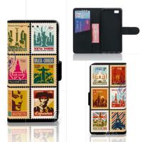 Huawei Ascend P8 Lite | Flip Cover | Postzegels - thumbnail