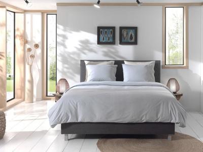 Yellow Yellow Chambray Dekbedovertrek 200x200/220 Providence Blue