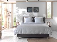 Yellow Yellow Chambray Dekbedovertrek 200x200/220 Providence Blue - thumbnail