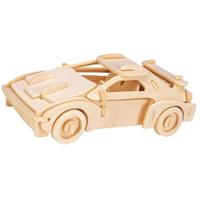 Eureka Gepetto's workshop houten bouwpakket 3d - raceauto - thumbnail