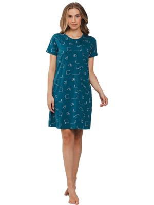 Duurzaam katoenen nachthemd makis Duurzaam katoenen nachthemd makis