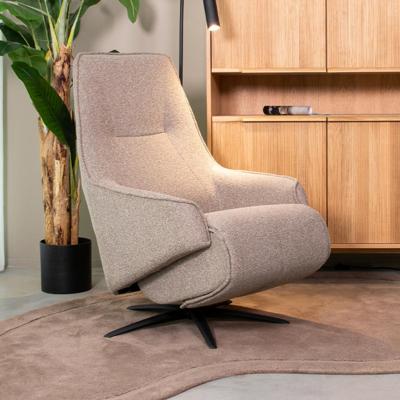 LABEL51 Fauteuil Odense - Truffel grijs - Boucle - One Size LABEL51 Fauteuil Odense - Truffel grijs - Boucle - One Size