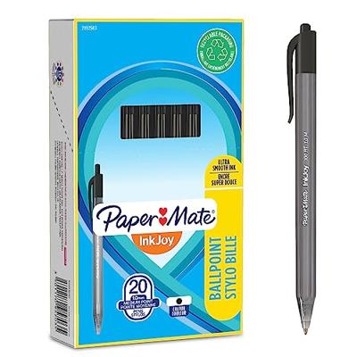 Balpen papermate inkjoy 100 rt m zwart | 20 stuks