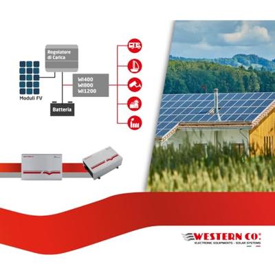 Western Co. Wechselrichter Western Wi400-12 Omvormer 400 W 12 V - 230 V Zuivere sinusvorm