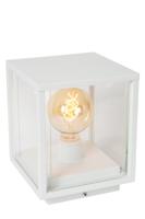 Lucide CLAIRE - Sokkellamp - 1xE27 - IP54 - Wit - thumbnail