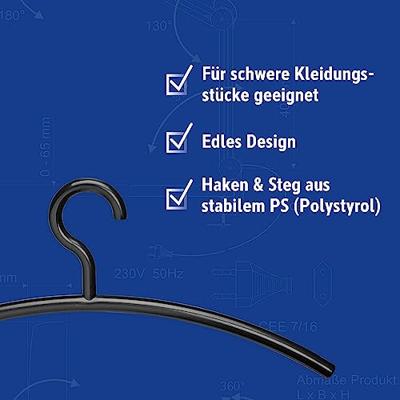 Maul Kledinghanger 9451590 (b x h) 46 cm x 19 cm Agaatgrijs Zwart 5 stuk(s)