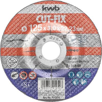 kwb 791250 Doorslijpschijf recht 125 mm 1 stuk(s) Metaal