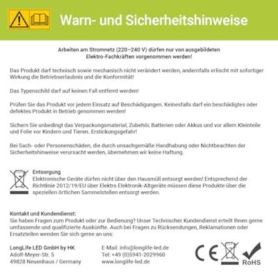 GLP - LED voedingsadapter - 12V 24W 2A - geschikt voor 12V LED-verlichting - IP67 waterdicht