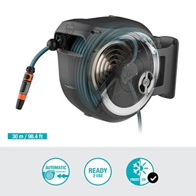 Gardena wandslangenbox 25 meter rollup wit - thumbnail