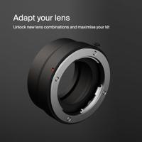 Urth Lens mount adapter: compatibel met Rollei SL35 (QBM) lens naar Sony E camera body - thumbnail
