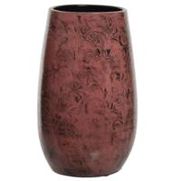Decoris Vaas - terracotta - donkerroze - D22 x H40 cm - thumbnail