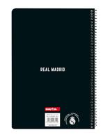 Notitieboekje Real Madrid C.F. Wit Grijs A4 80 Lakens - thumbnail