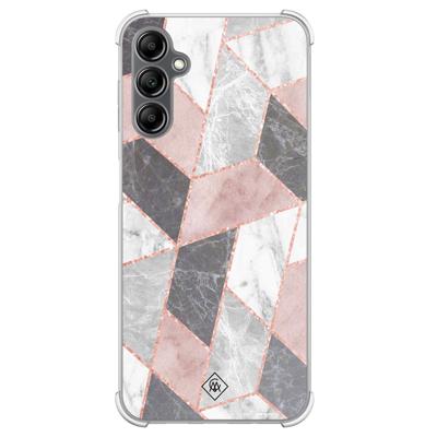 Samsung Galaxy A14 shockproof hoesje - Stone grid Samsung Galaxy A14 shockproof hoesje - Stone grid
