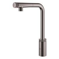GROHE Minta Keukenkraan - uittrekbare l uitloop - hard graphite glans 31613A00 - thumbnail