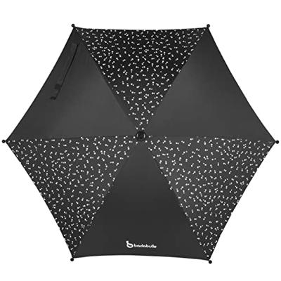 Universele kinderwagenparasol zwart