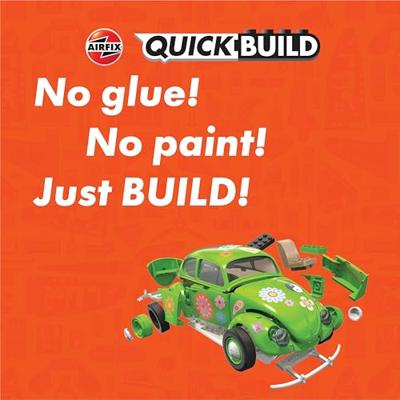 Airfix Quickbuild Flower Power Volkswagen Beetle