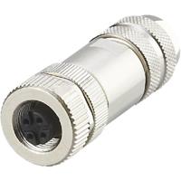 ifm Electronic E12356 Sensor/actuator connector, niet geassembleerd Aantal polen (sensoren): 4 Bus, recht 1 stuk(s) - thumbnail