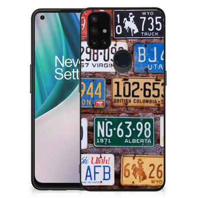 OnePlus Nord N10 5G Silicone Back Case Kentekenplaten OnePlus Nord N10 5G Silicone Back Case Kentekenplaten
