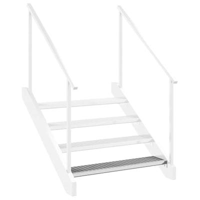 VidaXL Traptrede rooster 100x24x7 cm gegalvaniseerd staal