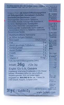 Bolero Sticks Dragon Fruit (12 x 3 gr)