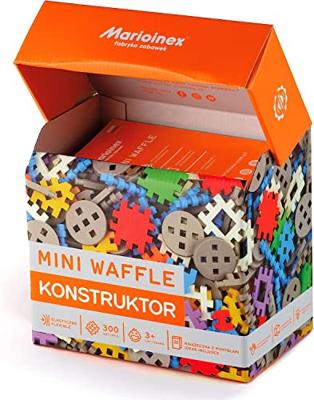 MARIOINEX Mini Waffle Constructor-blokjes, 300 stuks