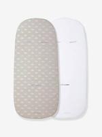 Set van 2 beschermingshoezen VERTBAUDET voor reiswiegmatras assorties - thumbnail