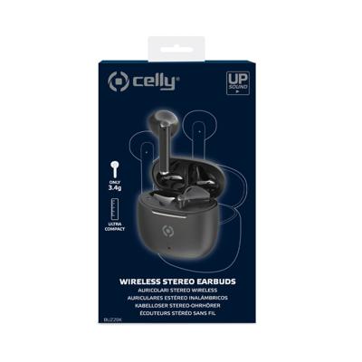 Celly BUZ2 Bluetooth-hoofdtelefoon met microfoon, zwart