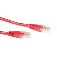 ACT Rode 10 meter U/UTP CAT6 patchkabel met RJ45 connectoren - thumbnail