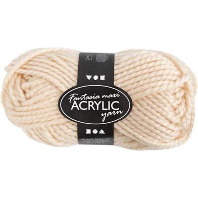 Creativ Company Fantasia acrylgaren licht beige, 35m