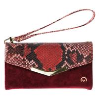 Mobilize 2in1 Gelly Velvet Clutch for Samsung Galaxy A21s Red Snake - thumbnail