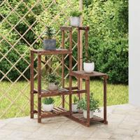 VidaXL Plantenstandaard 62,5x61,5x101,5 cm massief vurenhout - thumbnail