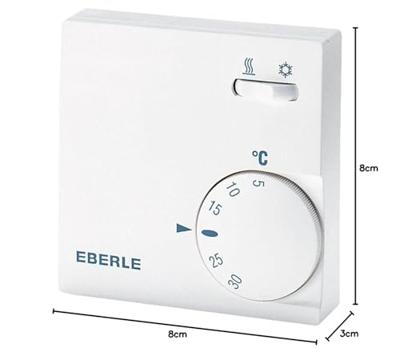 Eberle 111170551100 RTR-E 6731 Kamerthermostaat Montagewijze: Opbouw (op muur) Verwarmen/koelen 1 stuk(s)