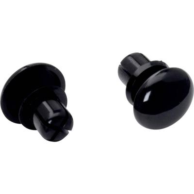 Wago 770 601 bevestigingspin 6.1x2.5-4.0 zwart