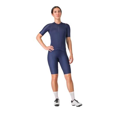 Castelli Espresso fietsshirt korte mouw blauw dames S