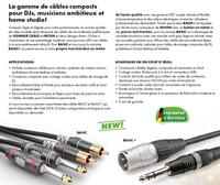 Sommer Cable HBA-62C2-0600 Jackplug / Cinch Audio Aansluitkabel [2x Jackplug male 6,3 mm (mono) - 2x Cinch-stekker] 6.00 m Zwart - thumbnail