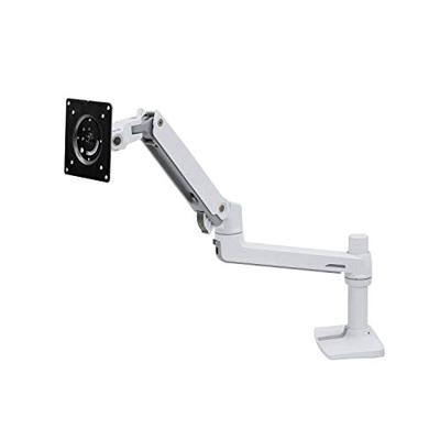Ergotron LX Arm Desk Mount Monitor-tafelbeugel 1-voudig 38,1 cm (15) - 86,4 cm (34) Wit In hoogte verstelbaar, Kantelbaar, Zwenkbaar, Roteerbaar