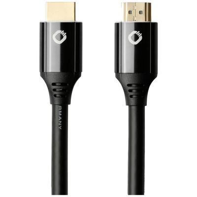 Oehlbach D1C92496 HDMI-kabel HDMI Aansluitkabel HDMI-A-stekker, HDMI-A-stekker 5.00 m Zwart 8K UHD, Vergulde steekcontacten Oehlbach D1C92496 HDMI-kabel HDMI Aansluitkabel HDMI-A-stekker, HDMI-A-stekker 5.00 m Zwart 8K UHD, Vergulde steekcontacten