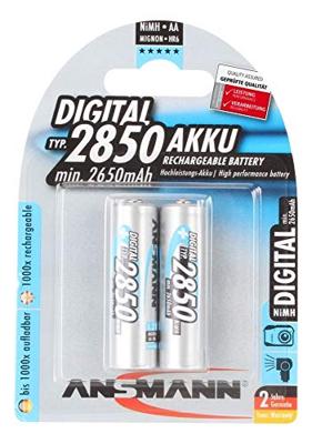 Ansmann Digital HR06 Oplaadbare AA batterij (penlite) NiMH 2650 mAh 1.2 V 2 stuk(s) Ansmann Digital HR06 Oplaadbare AA batterij (penlite) NiMH 2650 mAh 1.2 V 2 stuk(s)