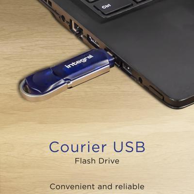 Integral INFD256GBCOU USB flash drive 256 GB USB Type-A 2.0 Blauw, Zilver