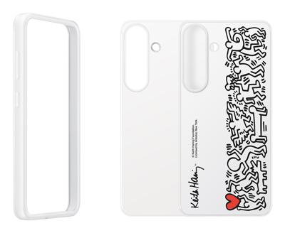 Samsung Flipsuit Backcover Samsung Galaxy S25 Wit Stootbestendig