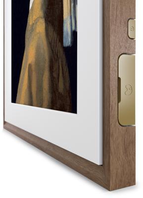 NETGEAR Meural Canvas II – Het digitale canvas (69cm) die afbeeldingen en fotografie in levensechte details weergeeft | 48X74 cm donker houten lijst | WiFi | Gemaakt door NETGEAR (MC327HW)